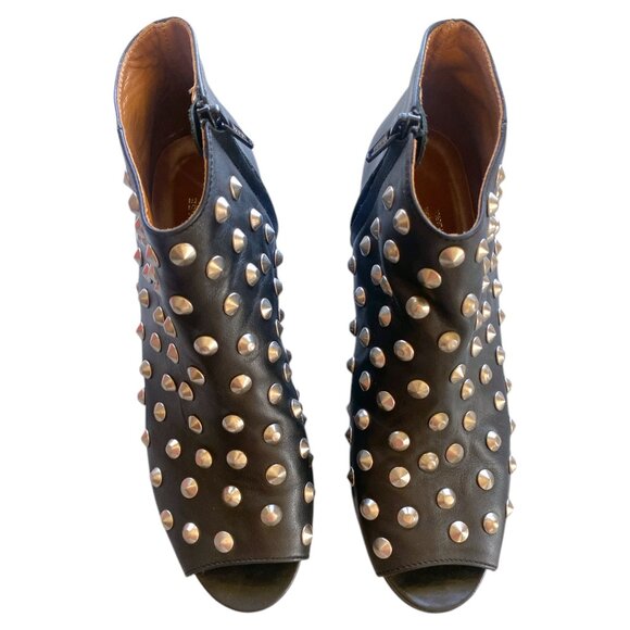 Junya Watanabe Leather Studded Boots Comme Des Garcon - Size 8 - Picture 8 of 15